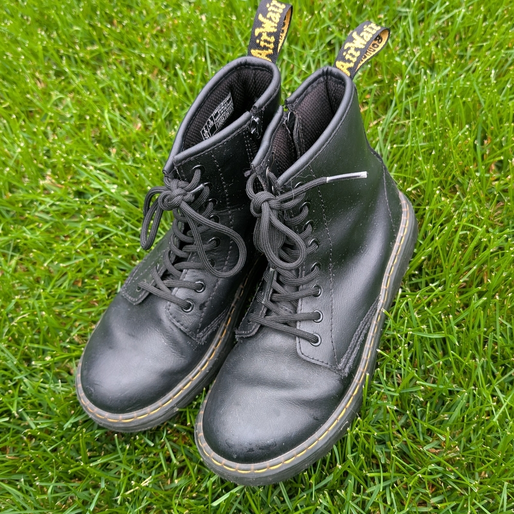 Dr. Martens Black Leather Boots
